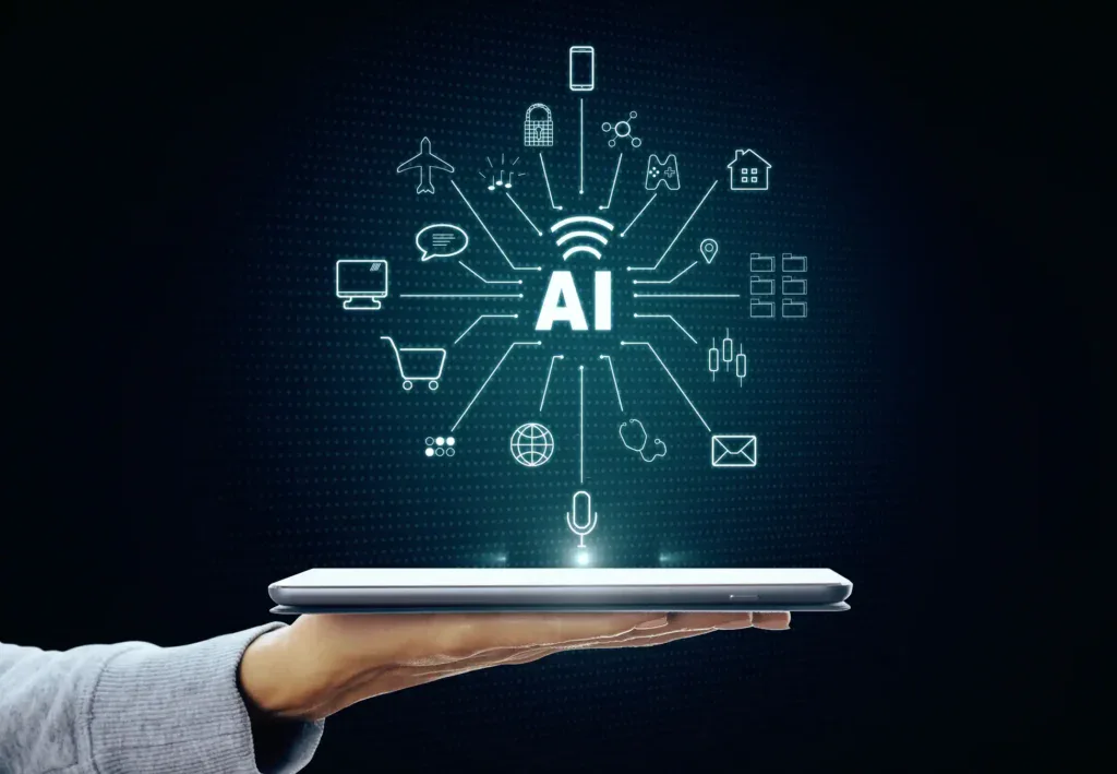 Tablette intégrant un agent IA EISN permettant l'optimisation et l'automatisation à grande échelle